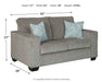 Altari - Stationary Loveseat - Simple Home Plus