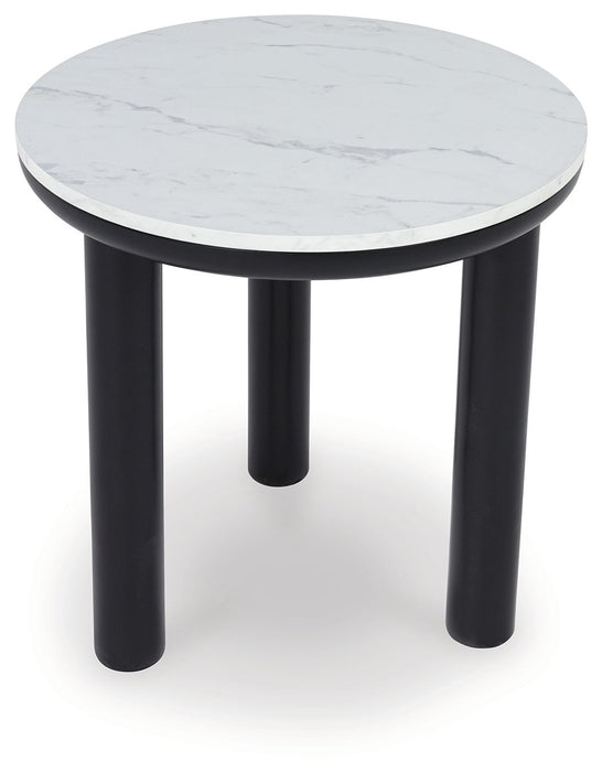 Xandrum - Black / White - Occasional Table Set (Set of 3) - Simple Home Plus