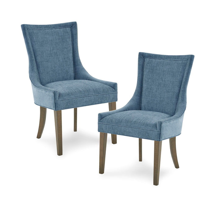 Ultra - Dining Side Chair (Set of 2) - Blue - Simple Home Plus