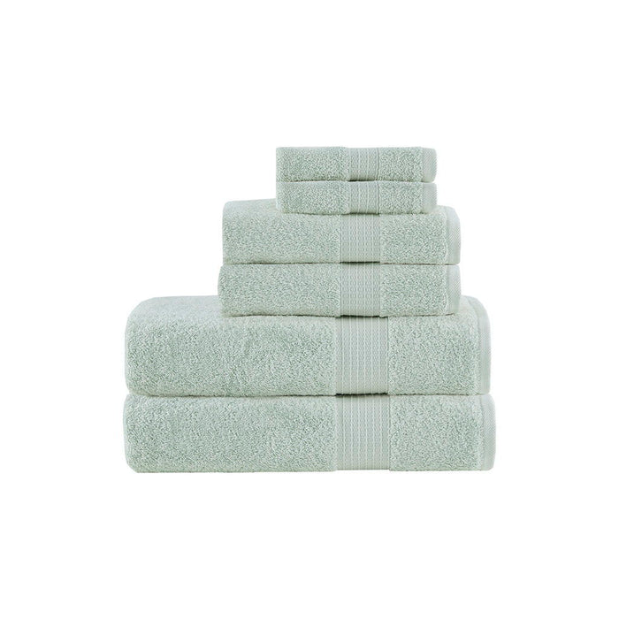 Organic - 6 Piece Towel Set - Seafoam
