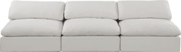 Comfy - Linen Modular Armless Sofa 3 Seats - Simple Home Plus