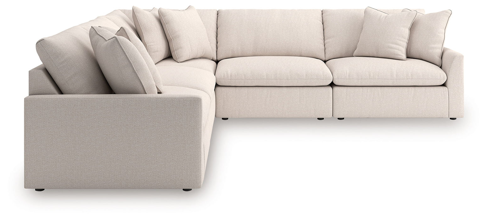 Whitehaven - Oyster - 5-Piece Sectional - Simple Home Plus