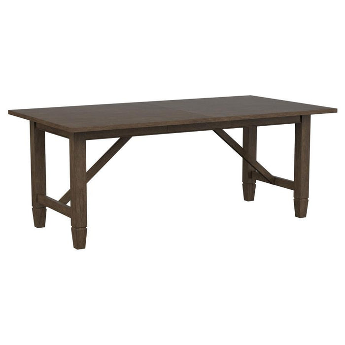 Matisse - Rectangular Wood Dining Table - Dark Brown - Simple Home Plus