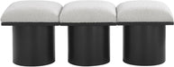 Pavilion - 3 Piece Modular Bench With Black Base - Simple Home Plus