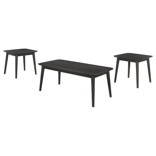 Radley - 3 Piece Rectangular Coffee Table Set - Black - Simple Home Plus