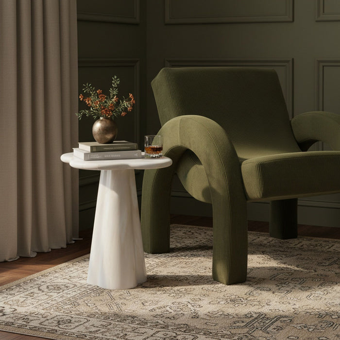 Nola - Concrete Indoor / Outdoor End Table - Simple Home Plus