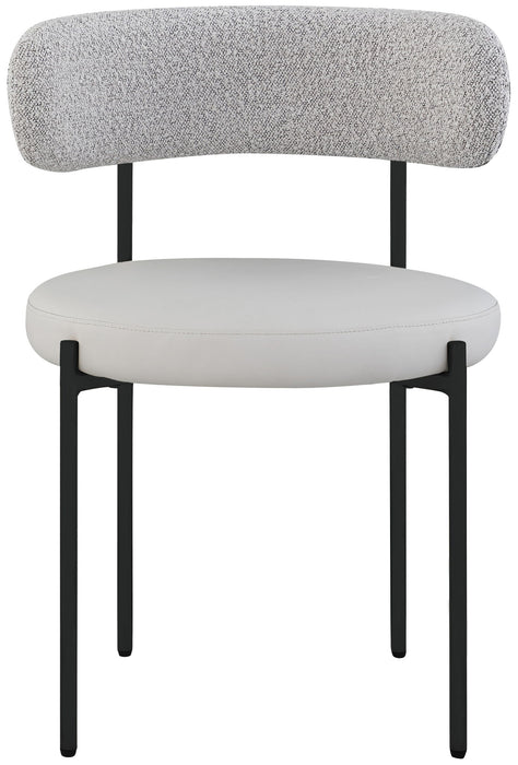 Beacon - Faux Leather Dining Chair With Black Legs (Set of 2) - Simple Home Plus