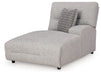 Acklen Place - Raf Power Reclining Back Chaise - Pewter - Simple Home Plus