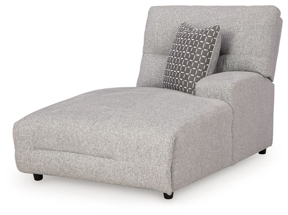 Acklen Place - Raf Power Reclining Back Chaise - Pewter - Simple Home Plus