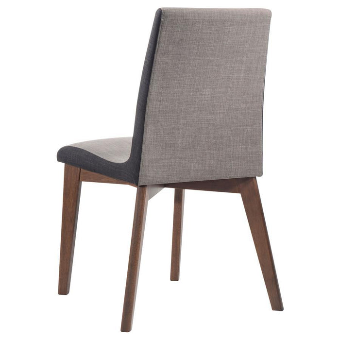 Redbridge - Upholstered Dining Side Chair (Set of 2) - Natural Walnut - Simple Home Plus