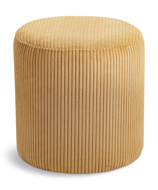 Roy - Round Microsuede Ottoman / Stool - Simple Home Plus