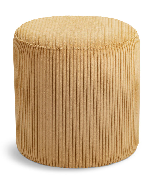 Roy - Round Microsuede Ottoman / Stool - Simple Home Plus