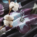 Jolene - 3 Piece Full/Queen Duvet Cover Set - Dark Gray/Plum - Simple Home Plus