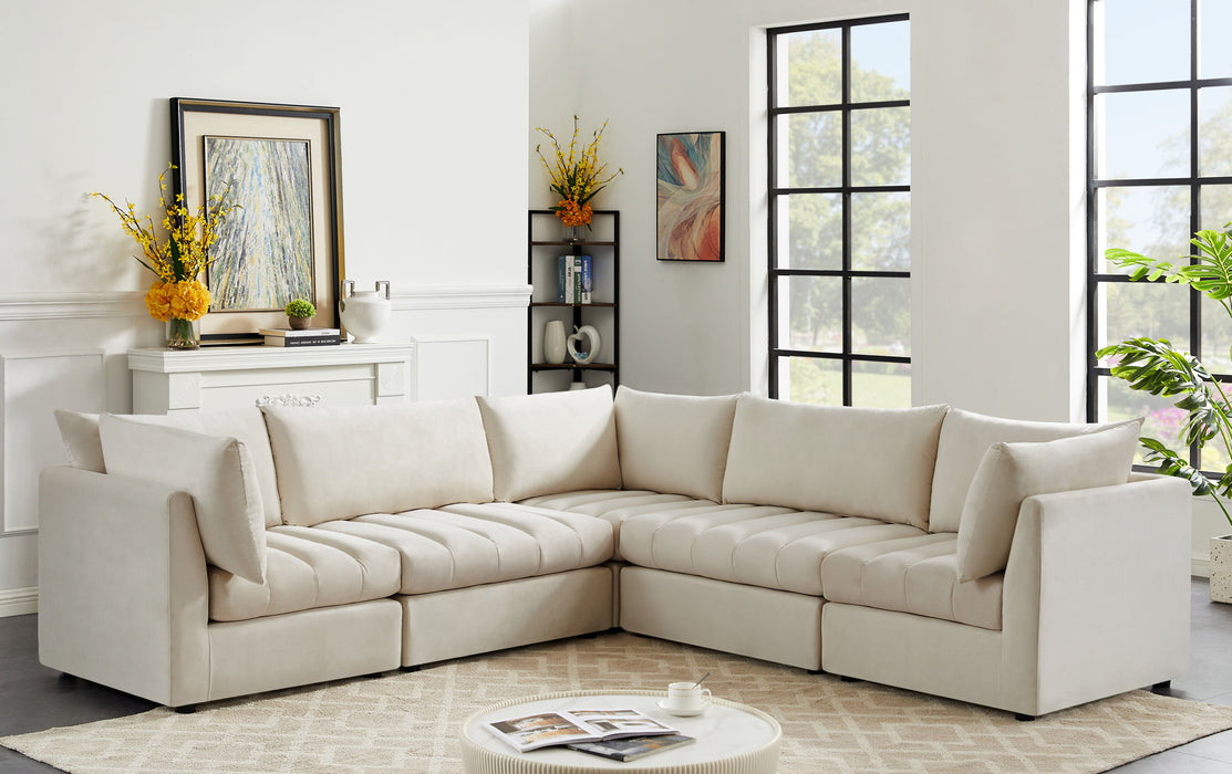 Jacob - Modular Corner Sectional 5 Piece - Simple Home Plus