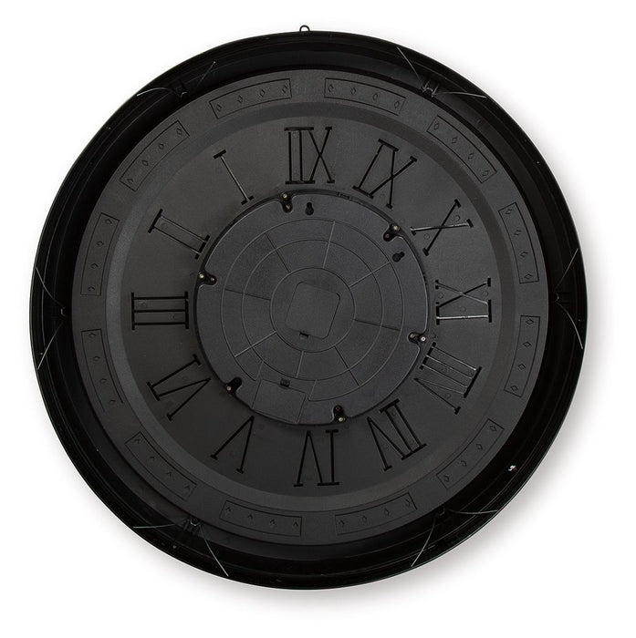 Dairton - Black / Gold Finish - Wall Clock - Simple Home Plus