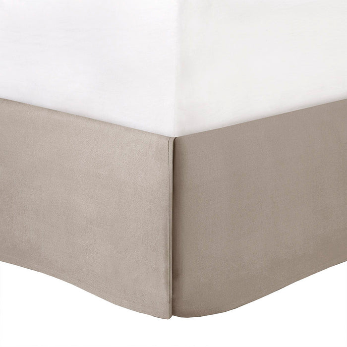 Laurel - Queen 7 Piece Tufted Comforter Set - Taupe - Simple Home Plus