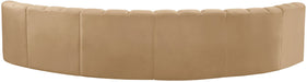 Arc - Velvet 6 Piece U-Shaped Modular Sofa - Simple Home Plus