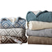 Amira - Dream Soft Heated Throw - Brown Geo - Simple Home Plus