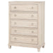 Pembroke - 5-Drawer Chest Of Drawers - Washed Oak - Simple Home Plus