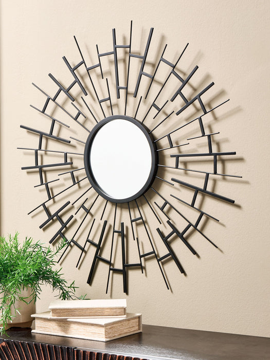 Garrenworth - Black - Accent Mirror - Simple Home Plus