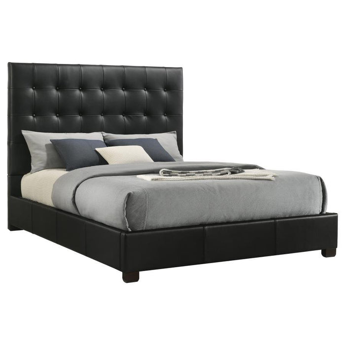 Medley - Genuine Leather Platform Bed - Simple Home Plus