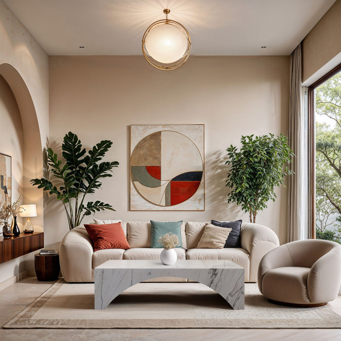 Palermo - Marble Coffee Table - Simple Home Plus