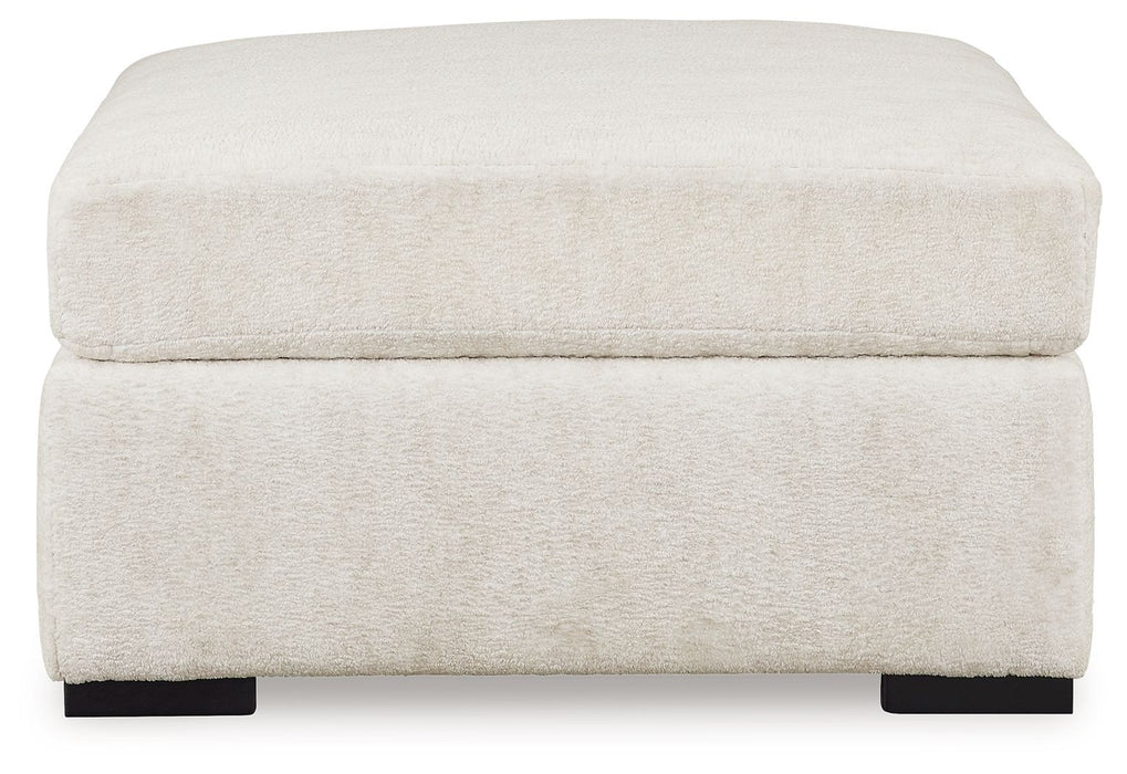 Chessington - Ivory - Oversized Accent Ottoman - Simple Home Plus