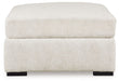 Chessington - Ivory - Oversized Accent Ottoman - Simple Home Plus