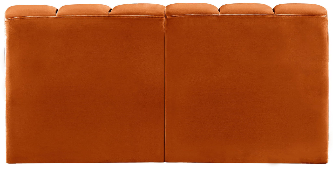 Arc - Velvet 2 Seats Modular Sofa - Simple Home Plus