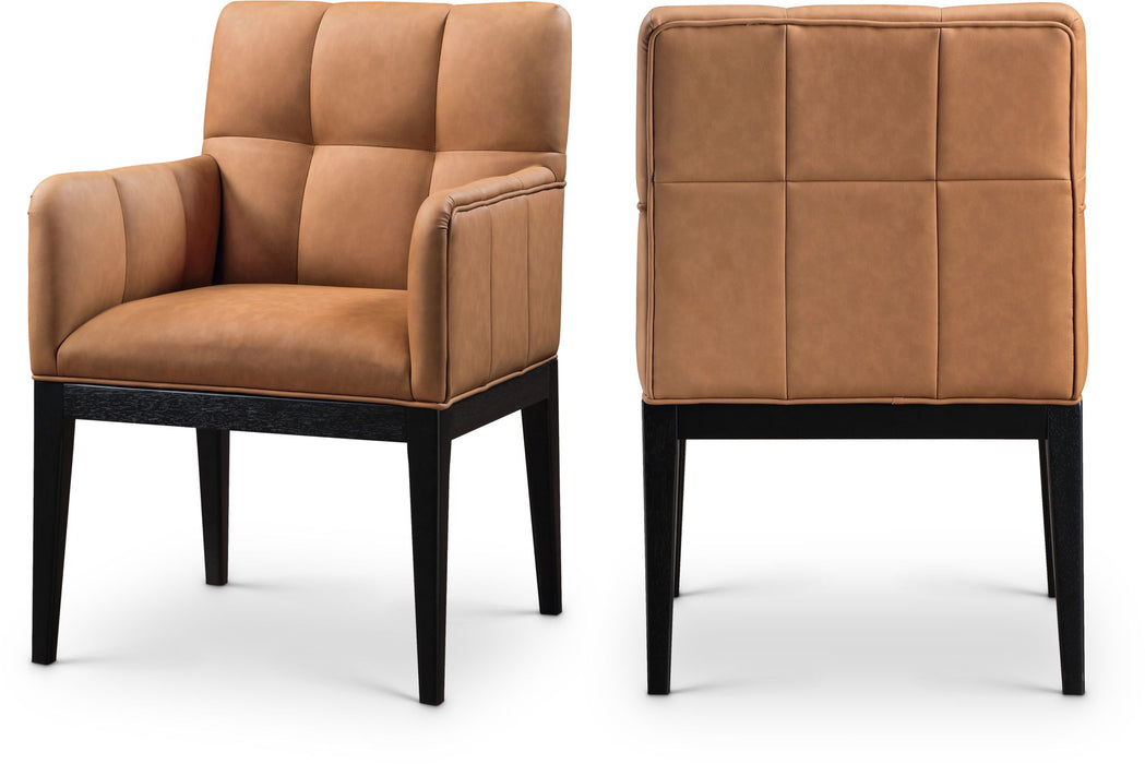 Adrian - Dining Arm Chair (Set of 2) - Black Legs - Simple Home Plus