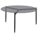 Rosalie - Round Smoked Glass Top Table - Simple Home Plus
