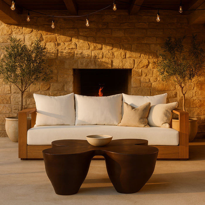 Fiore - Concrete Coffee Table - Simple Home Plus