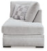 Gabyleigh - Raf Corner Chaise - Nickel - Simple Home Plus