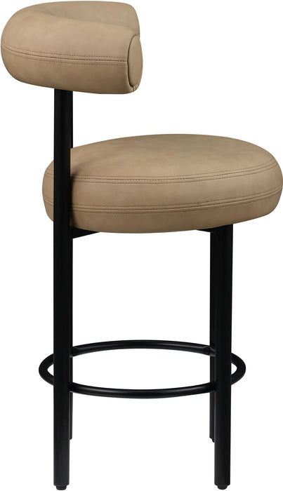 Bordeaux - Counter Stool (Set of 2) - Tan - Simple Home Plus