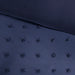 Brooklyn - Comforter Set - Indigo Blue - Simple Home Plus