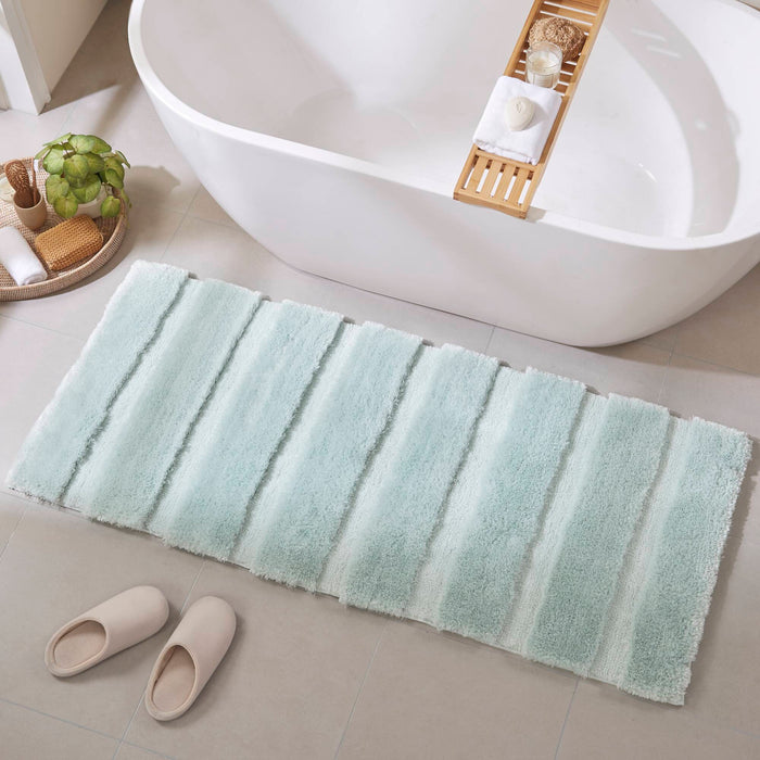 Tufted Pearl Channel - 24" x 58" Rug - Seafoam - Simple Home Plus