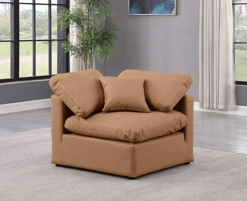 Indulge - Faux Leather Corner Chair - Simple Home Plus