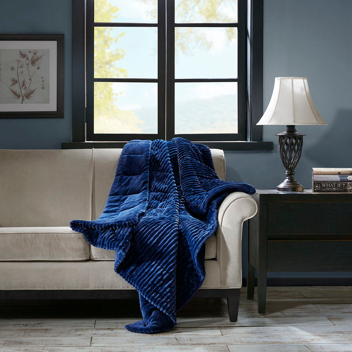 Parker - Throw - Navy - Simple Home Plus