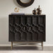 Hanley - 2 Doors Accent Cabinet - Black - Simple Home Plus