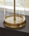 Gizeh - Glass Table Lamp - Clear / Gold Finish - Simple Home Plus