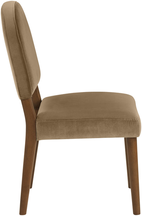 Varinelle - Velvet Dining Chair (Set of 2) - Walnut Frame - Simple Home Plus