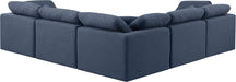 Indulge - Linen 5 Piece Modular Corner Sectional - Simple Home Plus