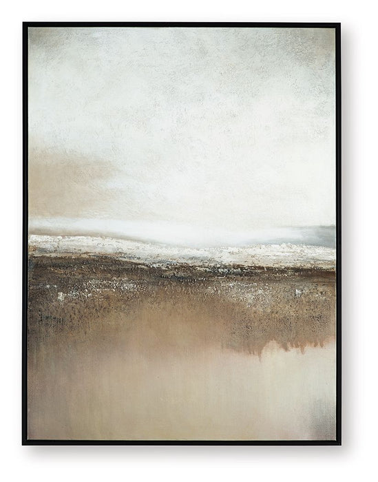 Siaking - Wall Art - Brown / Gray / White - Simple Home Plus