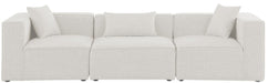 Cube - Linen Modular 3 Seat Sofa - Simple Home Plus