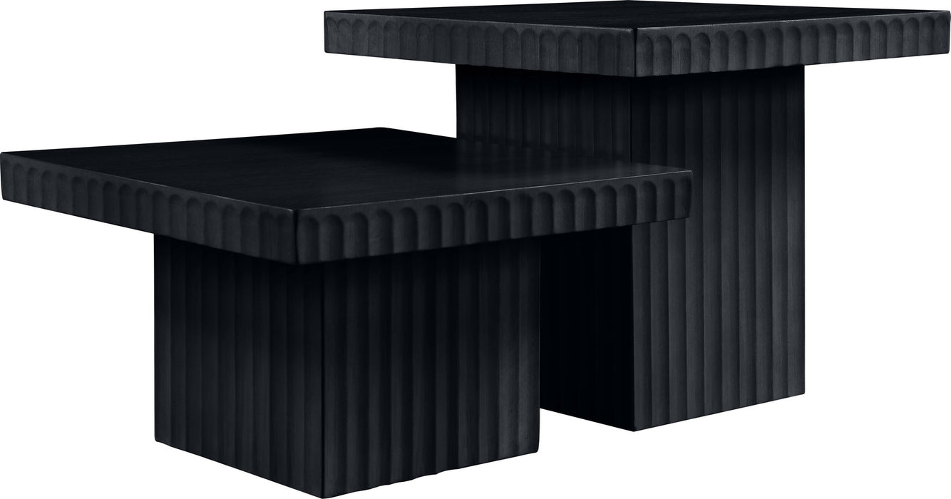 Spencer - Oak Veneer 2 Piece Coffee Table - Simple Home Plus