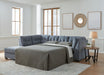 Marleton - Raf Full Sofa Sleeper - Denim - Simple Home Plus
