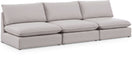 Mackenzie - Modular Sofa Armless - 3 Seats - Simple Home Plus