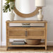 Naomi - 2 Door Storage Console Table - Honey - Simple Home Plus