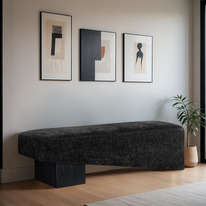 Alora - Bench - Black Base - Simple Home Plus