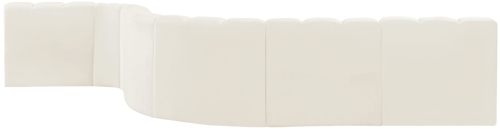 Arc - Velvet 7 Piece Modular Sofa - Simple Home Plus